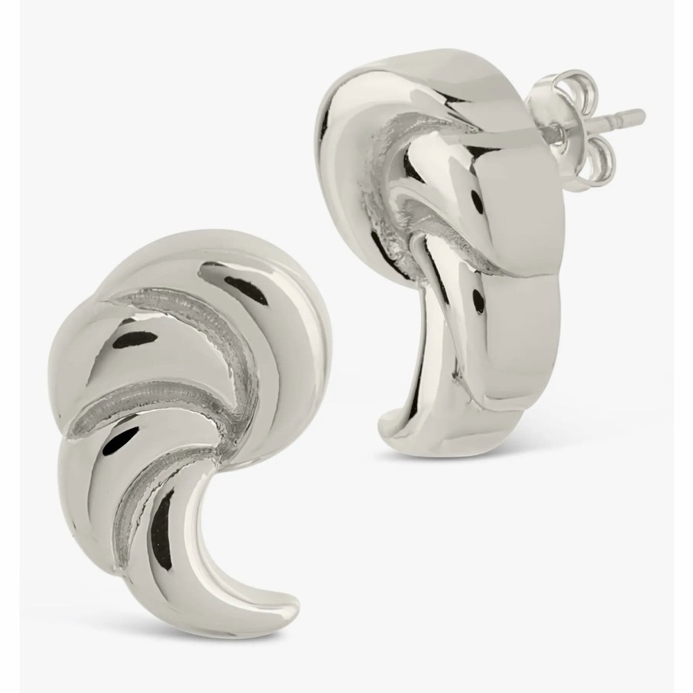 French Horn Stud Earrings NWT